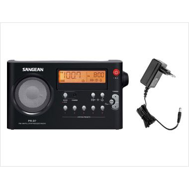 Sangean Package PR-D7 táskarádió fekete (Package PR-D7_BK)