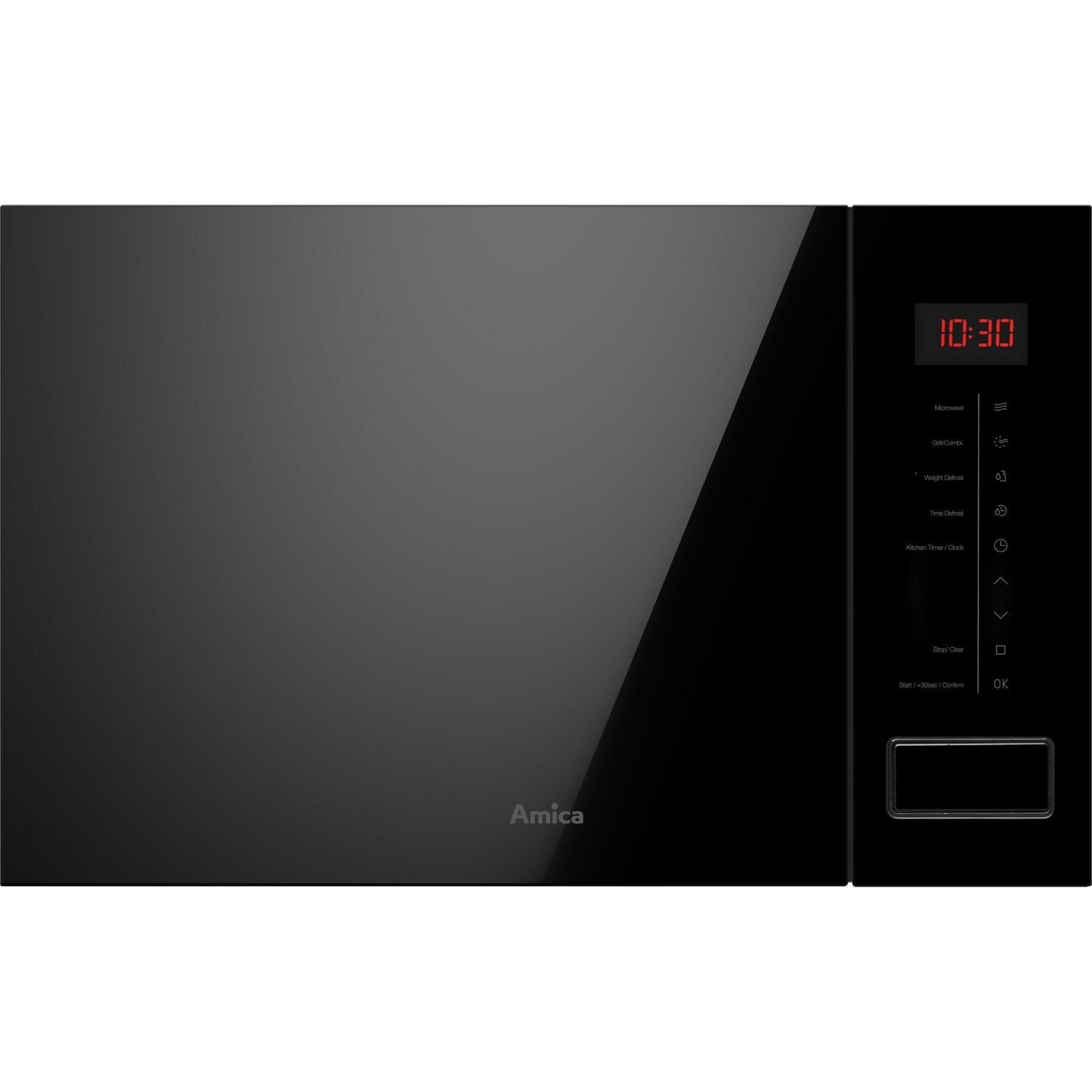 Amica AMMB20E5SGV Studio Beépíthető Mikrohullámú Sütő 20L 800W (AMMB20E5SGV)