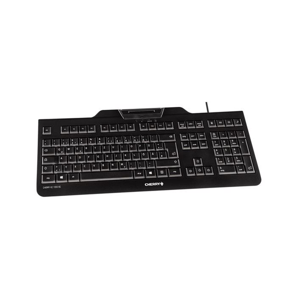 CHERRY KC 1000 SC tastatur Kontor USB QWERTY US engelsk Sort