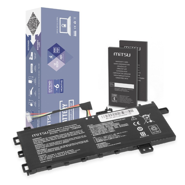 Mitsu Asus Vivo Book 15 A512 / R512 / X512 Laptop akkumulátor 32 Wh