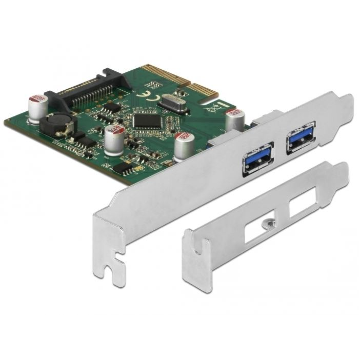 DeLock 2x USB 3.1 Gen 2 bővítő kártya PCI-E (90298) (delock90298)