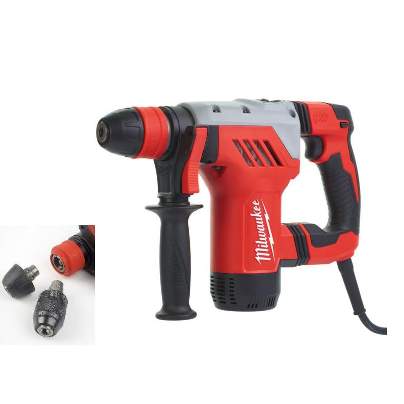 MILWAUKEE KALAPÁCSFÚRÓGÉP KOVÁCSOLÁSI OPCIÓVAL 800W 4,1J 28mm FIXTEC PLH 28 (4933446800)