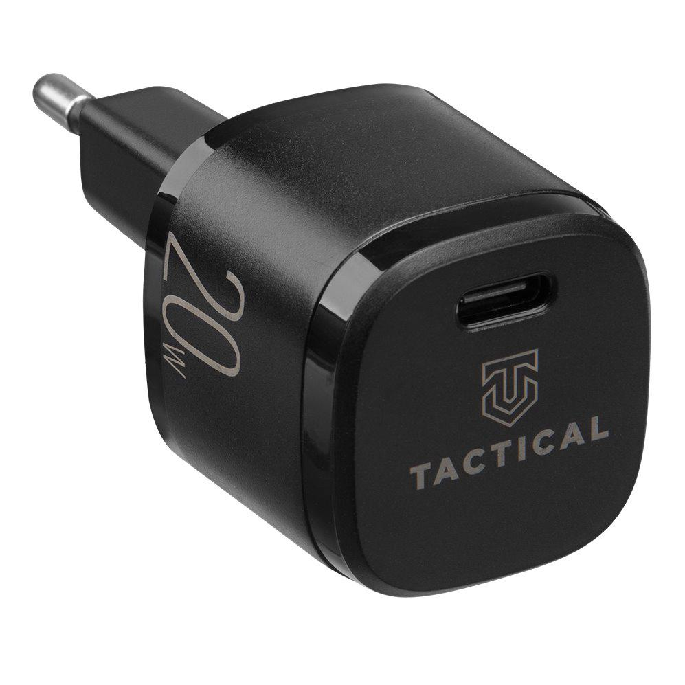 Tactical Base Plug Mini Hálózati USB-C töltő - Fekete (20W) (57983107236)