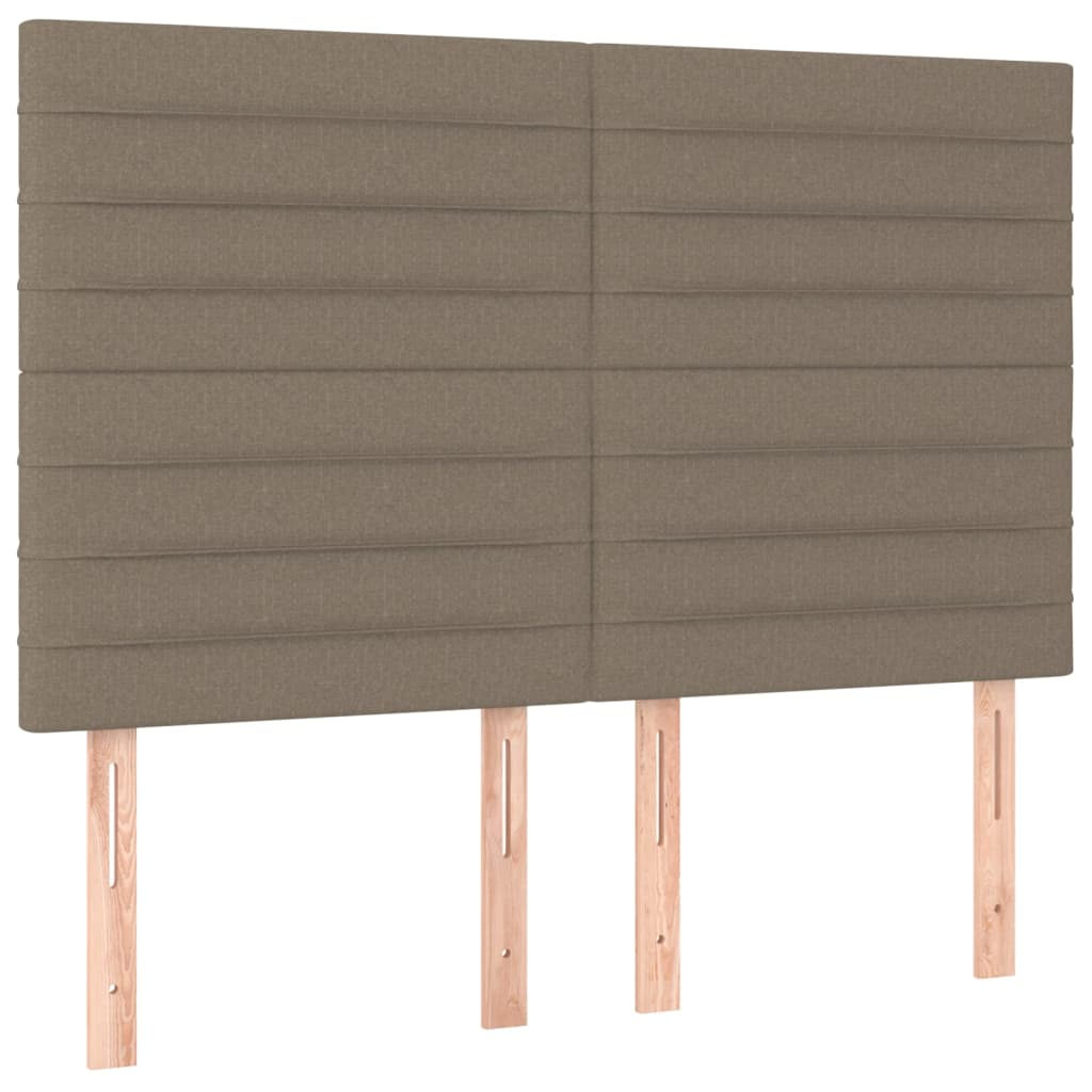 4 db tópszínű szövet fejtámla 72 x 5 x 78/88 cm (3116474)