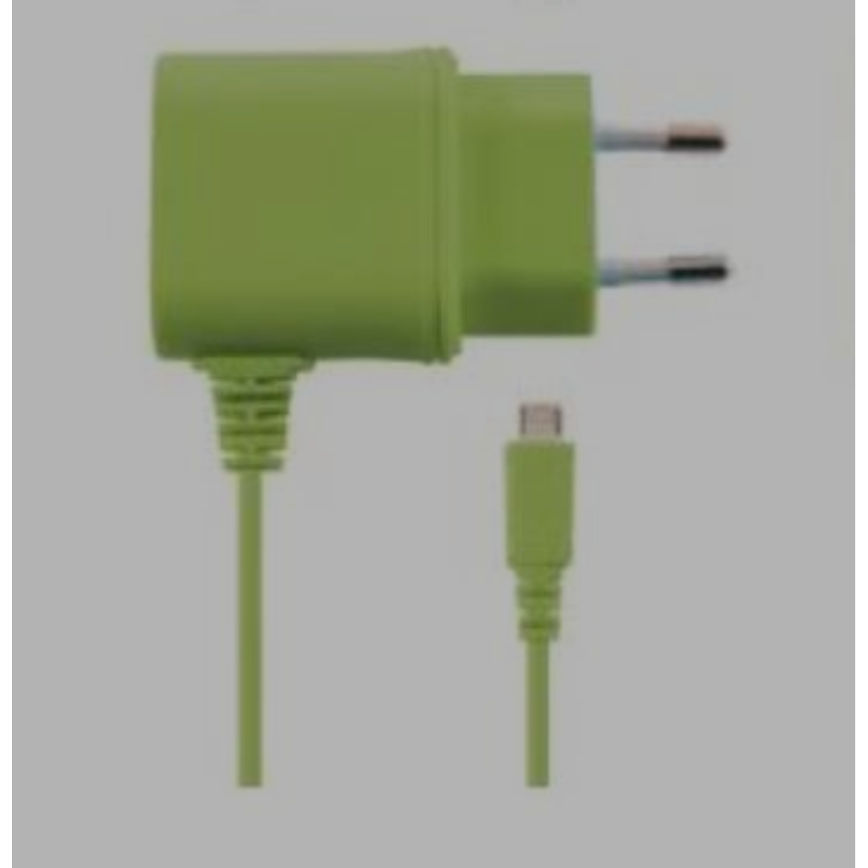 KSIX Micro USB-B Hálózati töltő - Zöld (5V / 1A) (KSIX B1750CD03VE)