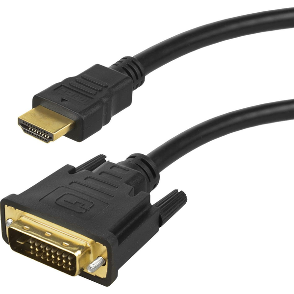 Cable Dvi A Hdmi V1.4 Cable Adaptador Fullhd 1080p 2m