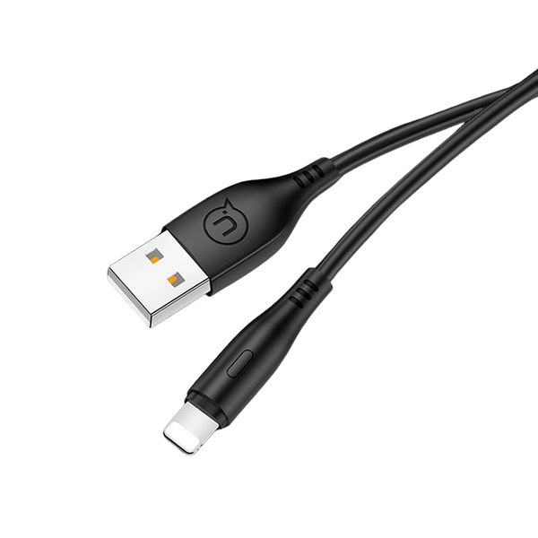 Kábel Usams USB - Apple Lightning 1 m čierny