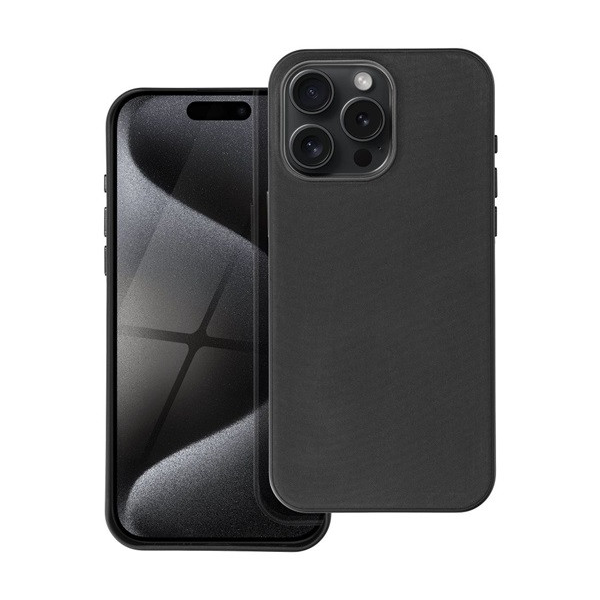 Utángyártott Woven iPhone 14 Plus MagSafe szövet tok, fekete