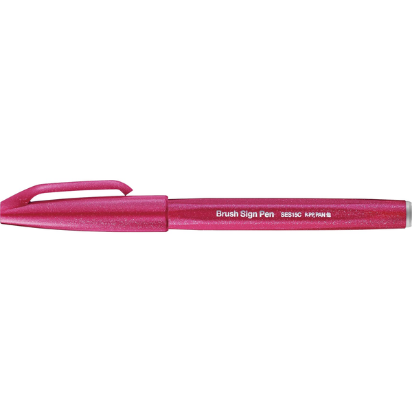 Pentel Brush SignPen burgundi ecsettoll
