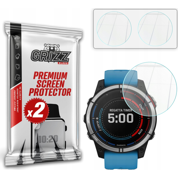 Szkło hybrydowe GrizzGlass HybridGlass do Garmin quatix 7 47mm