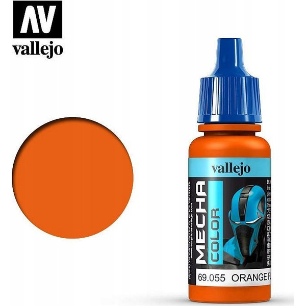  Vallejo Vallejo: 69.055 - Mecha Color - Orange Fluorescent (17 ml)