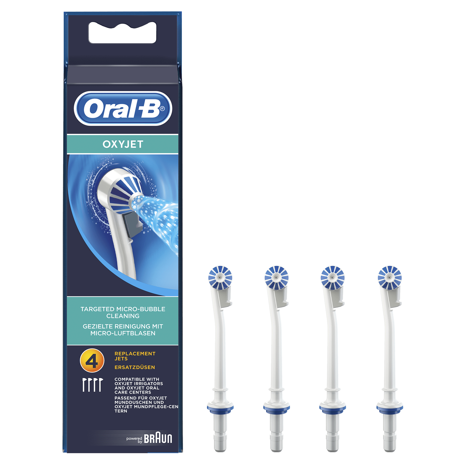 Oral-B OxyJet Szájzuhanyfej (4db) (ED17-4)