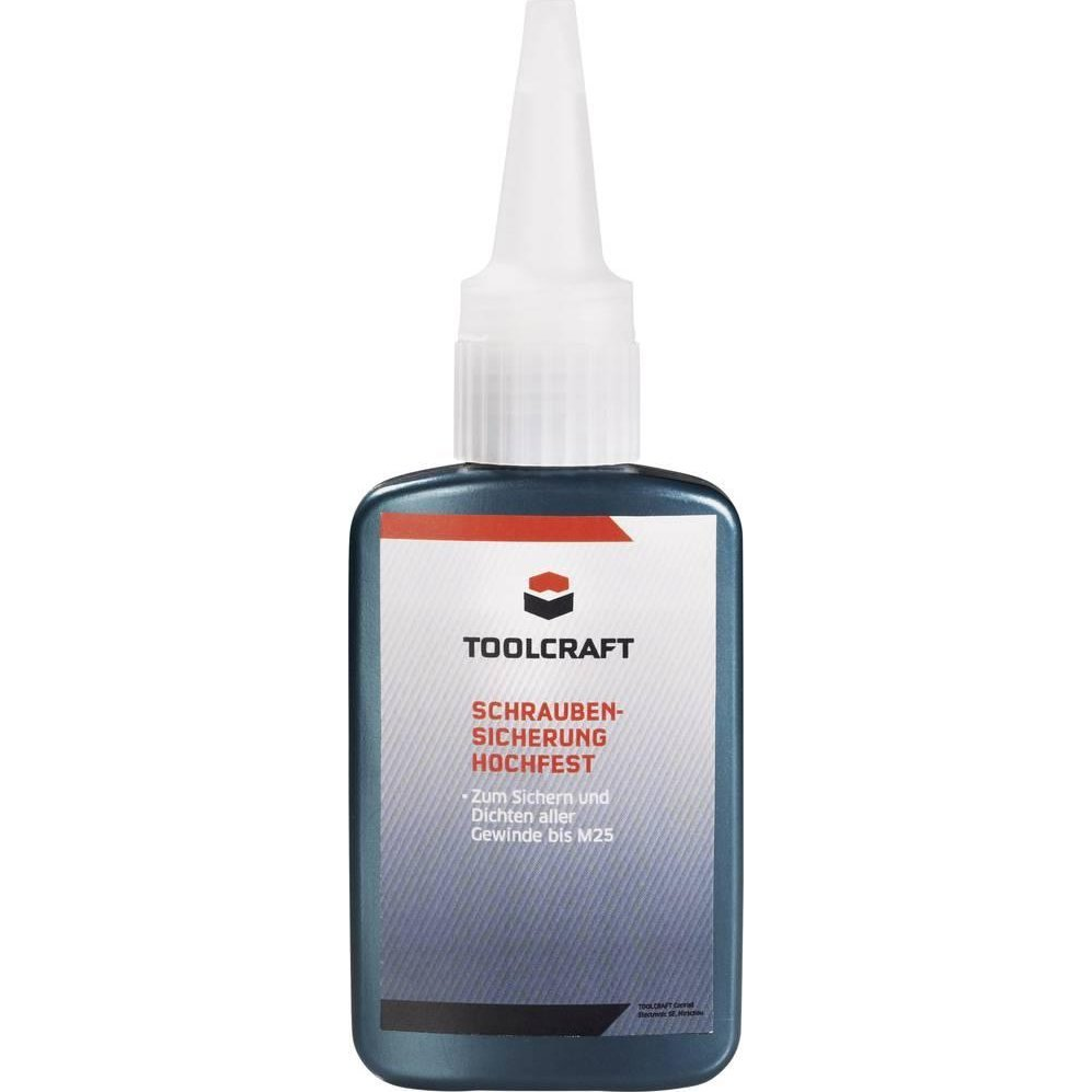 TOOLCRAFT TO-8192499 Csavarbiztosító Szilárdság: Magas 50 ml (TO-8192499)