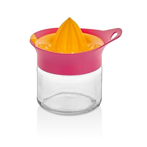 IRIS citrom facsaró tartállyal 300ml, zöld, narancs vagy citromsárga színű HN-1901 (HN-1901)