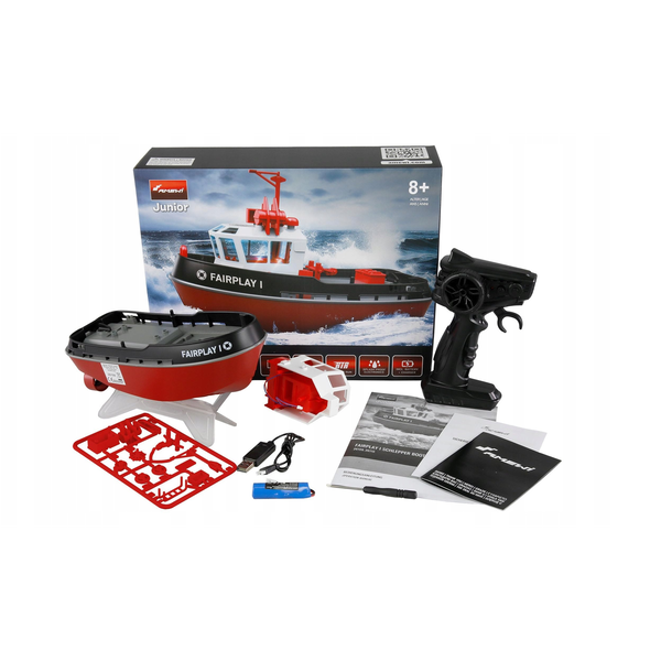 Amewi RC Schlepperboot Fairplay I 1:72 RTR schwarz