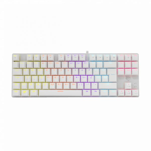 White Shark GK-2106W/BL-HU COMMANDOS Gaming billentyűzet Blue Switch fehér (GK-2106W/BL-HU)