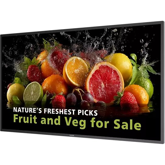 Philips 5000 series 43BDL5050D Digital fladpaneldisplay 108 cm (42.5") LCD Wi-Fi 600 cd/m² 4K Ultra HD Sort Indbygget processer Android 14 24/7