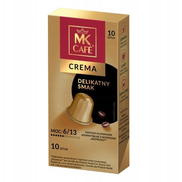 Kapsułki do Nespresso MK Cafe Crema 10 sztuk