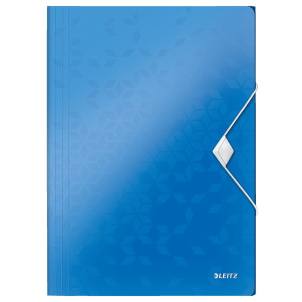 Leitz WOW gumis mappa kék (45990036) (leitz45990036)