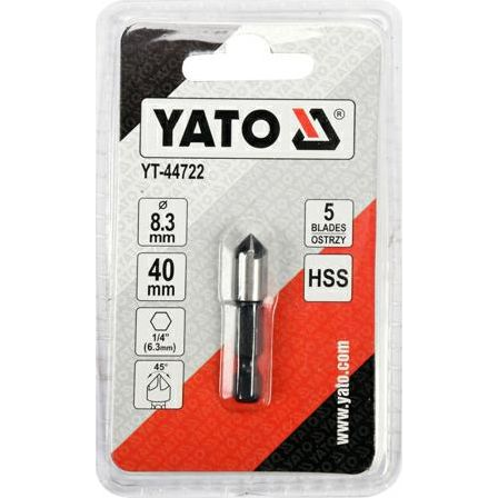 YATO 8,3MM HEX kúpos süllyesztő fémhez (YT-44722)