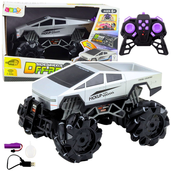 Lean Toys Terepjárós Kisteherautó Távirányítós Rc Lámpákkal, Füsthatású 1:16