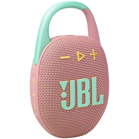 Преносима тонколона JBL Clip 5 — JBLCLIP5PINK, розова
