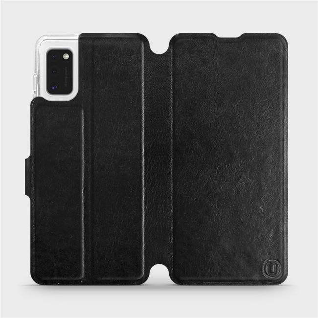 Flip case for Samsung Galaxy A41 in Black&Gray with grey interior (5903516172979)