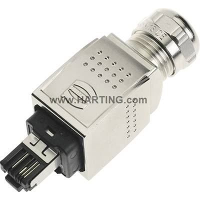 Han® PushPull RJ45-Csatlakozó dugó, egyenes pólusszám: 4 09 35 226 0401 Harting tartalom: 1 db (09352260401)