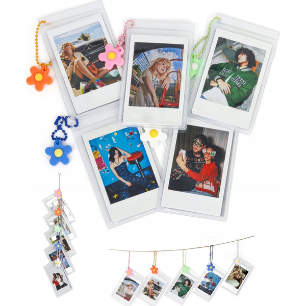 Pokrowiec LoveInstant 5x Futerał Etui Ramki Wiszące na Zdjęcia do Fuji INSTAX Mini 12 40 11 8 7s EVO LiPlay Link 2 SE / ZINK
