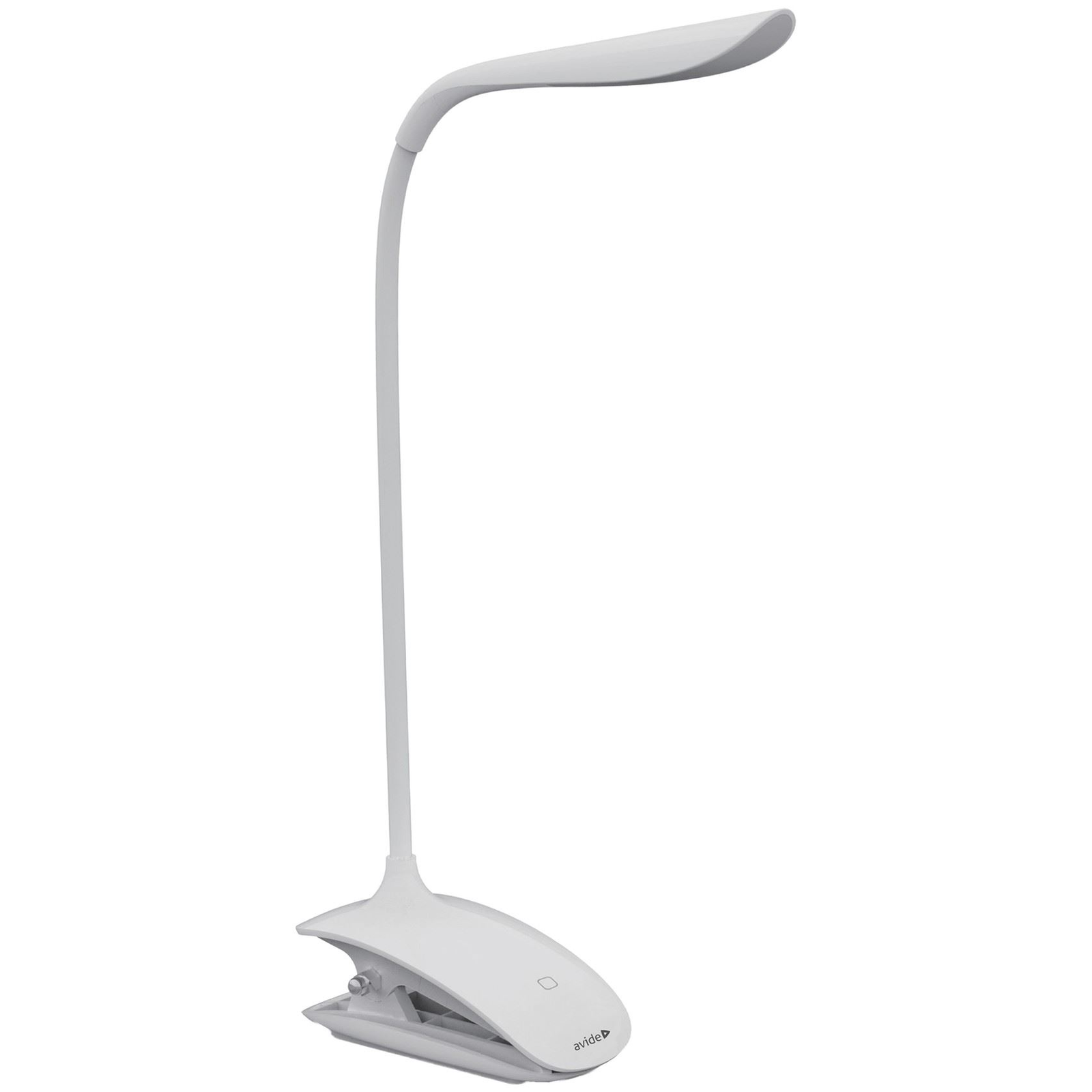 Avide csiptethető LED asztali lámpa fehér (ABLDL-CLIP-1.5W) (ABLDL-CLIP-1.5W)