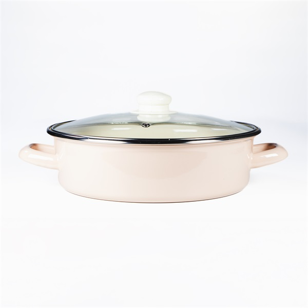 TOO LINE ROSE LOW 3,2 literes, 24cm átmérő, 7,5cm magasságú alacsony lábas (fazék) üveg fedővel