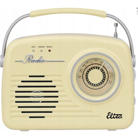 Radio Eltra Radio LUIZA RETRO SP-11 MP3 USB SD Waniliowe