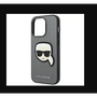 Karl Lagerfeld Apple iPhone 14 Pro Hátlapvédő Tok - Ezüst