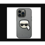 Karl Lagerfeld Apple iPhone 14 Pro Hátlapvédő Tok - Ezüst