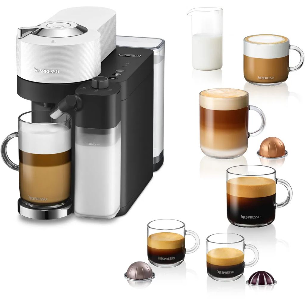 DeLonghi ENV300.W Nespresso Vertuo Lattissima kapszulás kávéfőző fehér (ENV300.W)