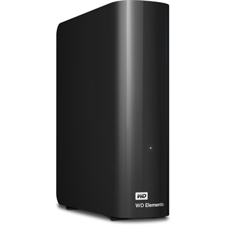 Western Digital WDBWLG0100HBK-EESNWD Elements Desktop Storage HDD [Extern, 10TB, USB3.0, Black]