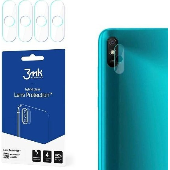 3MK Lens Protection Pro iPhone 14 Plus 6.7" съвместим жълт протектор за обектив на камера с монтажна рамка 1 бр. филм