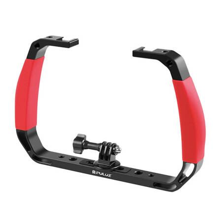 Puluz víz alatti búvár felszerelés akciókamerákhoz piros (PU926R) (PU926R)