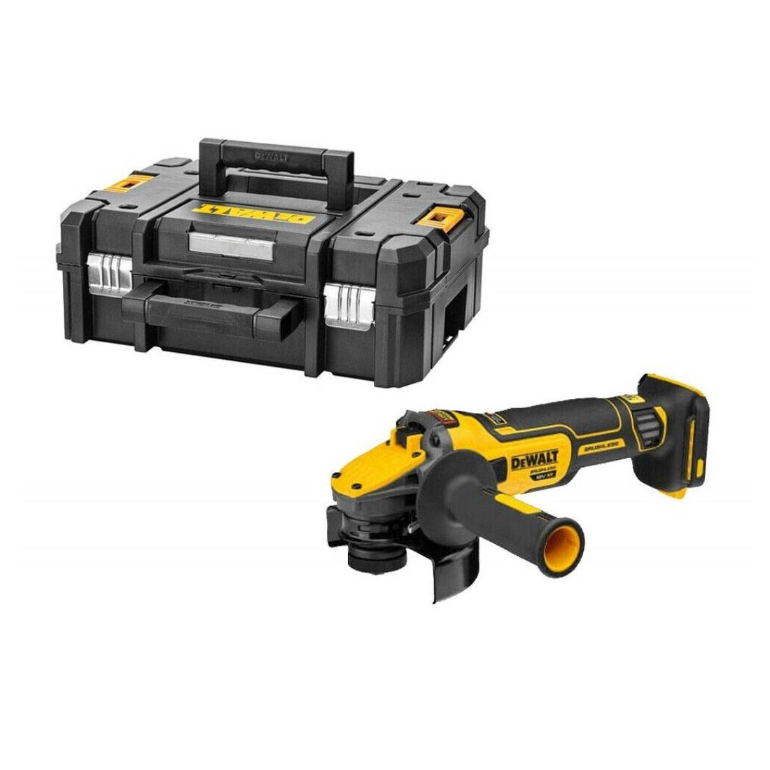 DeWalt DCG409NT-XJ Akkumulátoros sarokcsiszoló + Koffer (DCG409NT-XJ)