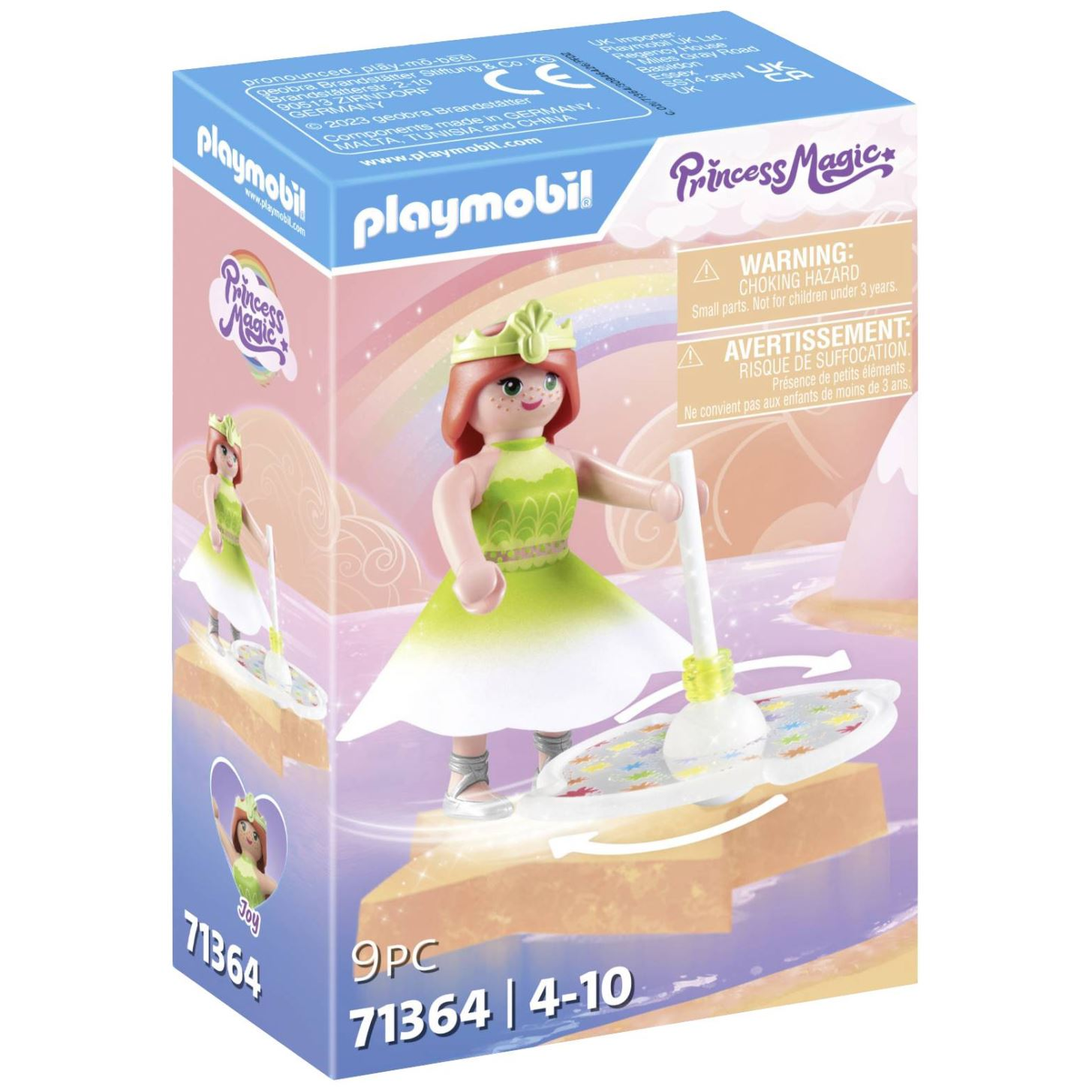 Playmobil Princess Magic Mennyei szivárványos pörgettyű hercegnővel (71364) (Playmobil71364)