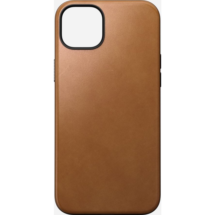 Nomad iPhone 15 Plus Bőr Hátlapvédő tok - Barna (NM01611585)