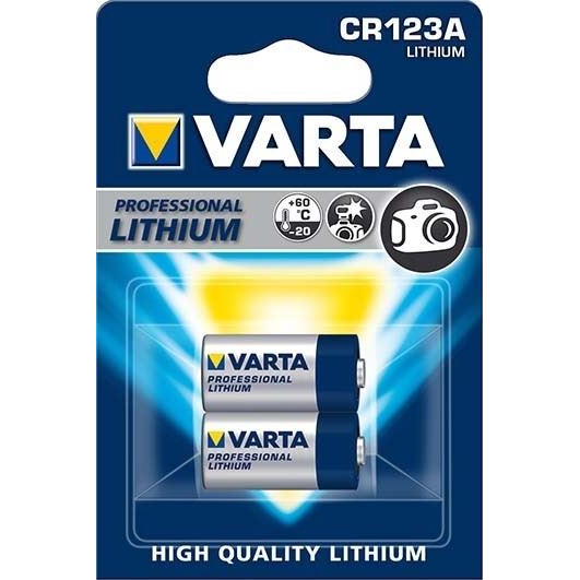Varta CR123A Lithium fotóelem 2db (6205301402 / /4008496537327) (4008496537327)