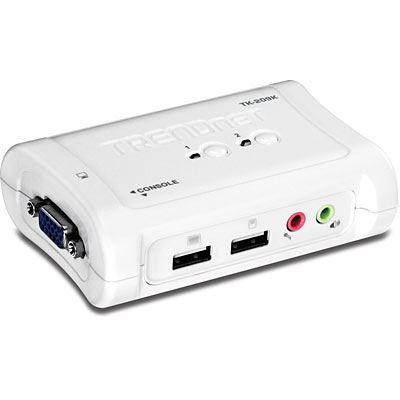 TRENDnet KVM Switch 2PC USB Audio (TK-209K)