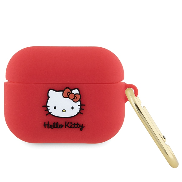 HELLO KITTY SILIKONSKI OVITEK 3D GLAVA ZA AIRPODS PRO FUCHSIA CASE