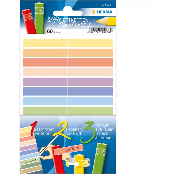 Herma 15238 Ceruzacímke (60 db / csík)
