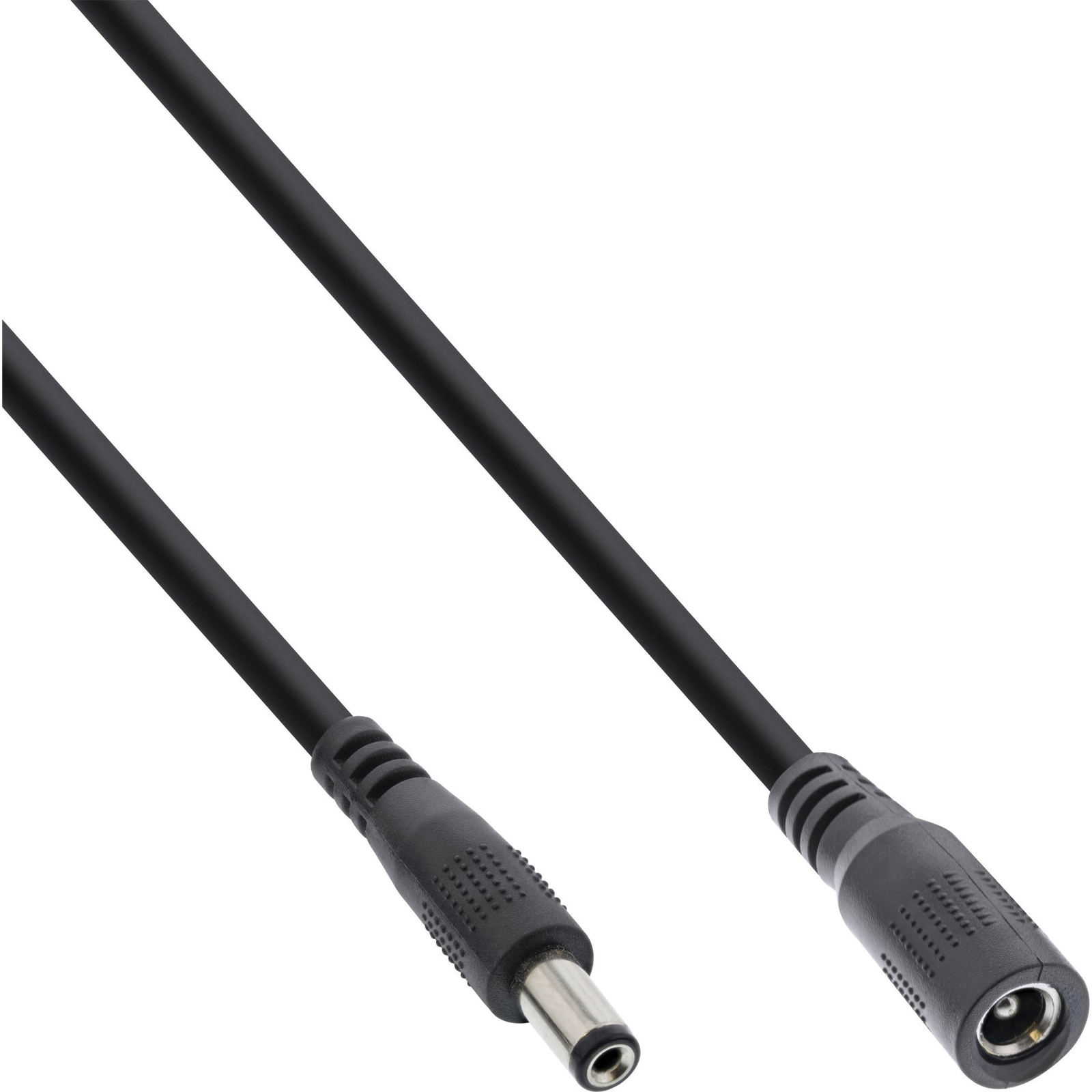 InLine 26901G tápkábel Fekete 1 M 5.5 x 2.5 mm (26901G)