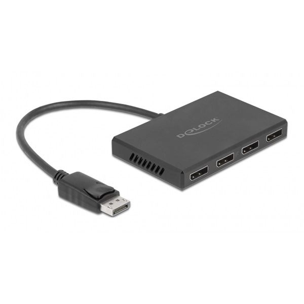 DELOCK DisplayPort 1.4 Splitter 1 x DisplayPort 4x Displ.out