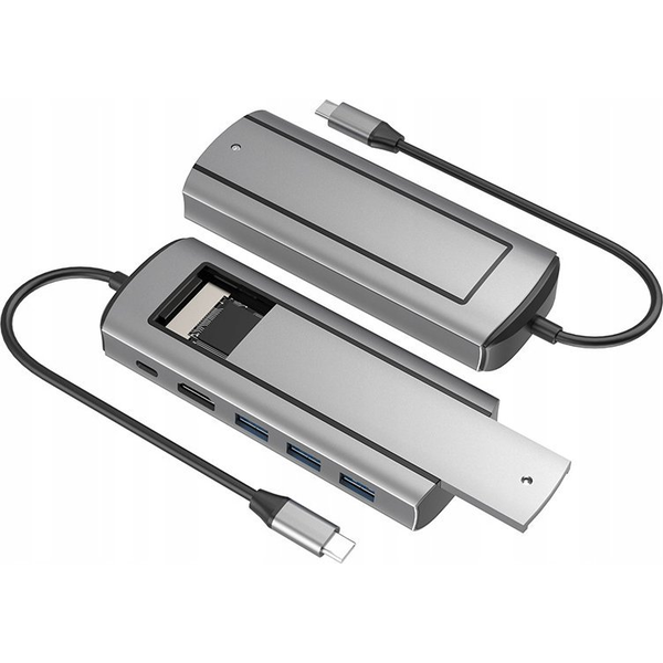 HUB USB Bounn Hub kieszeÅ dysku 6w1 sata