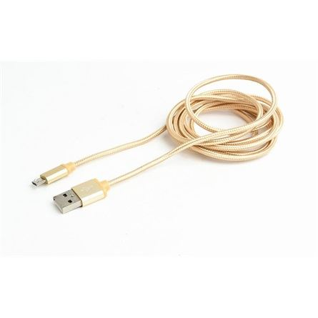 Micro USB kabel Gembird CCB-mUSB2B-AMBM-6-G zlatý