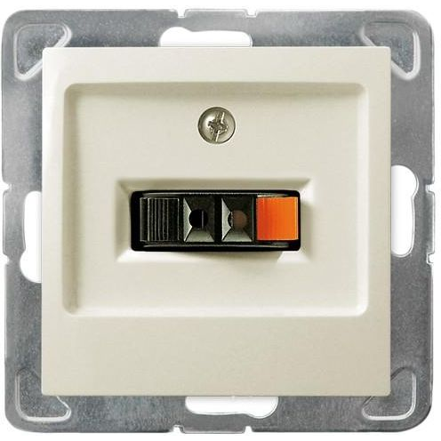  Ospel Gniazdo głośnikowe Impresja pojedyncze ecru (GG-1Y/m/27)